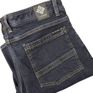 Columbia Jeans 34×32 – Straight Fit, Dark Wash, Omni-Shield Advance Repellent